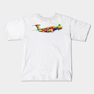 C-5 Galaxy Super Big Plane Kids T-Shirt